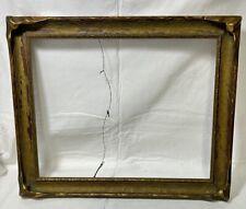 Antique Butterfly Bat Wing Pie Crust Picture Frame Gold Read picture