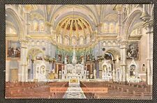 Atlantic City, NJ Vintage Linen Postcard St. Nicholas RC Church picture
