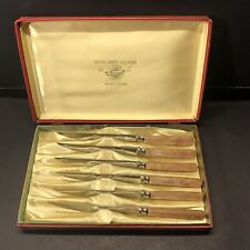 Vintage E Parker Sons Sheffield Stainless Carving Full Set picture