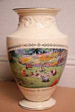 Lenox 2002 Disney A Grand Afternoon Vase 11” Tall Winnie The Pooh Ivory China picture