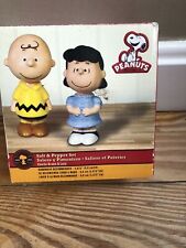 PEANUTS Charlie Brown and Lucy Salt and Pepper Shakers Vintage picture