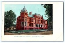 c1905's Middletown High School Campus Building Middletown Connecticut Postcard picture
