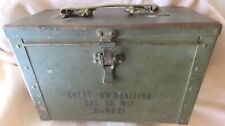 Original WW2 50 Cal. M17 D39091 Canvas Strap Ammo Can Chest US Army picture