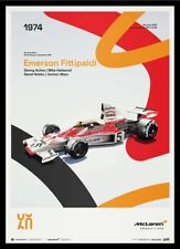 McLaren Racing 1974 M23 Champion Emerson Fittipaldi Hobbs Hulme F1 Poster LE200 picture