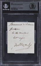 Napoleon Bonaparte Authentic Signed 2.15x2.35 Cut Signature BAS Slabbed picture