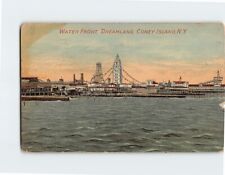 Postcard Water Front Dreamland Coney Island New York USA picture
