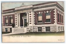 c1905 Public Library Exterior Building St. Cloud Minnesota MN Vintage Postcard picture