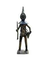 African tribal art Collectible  ￼brass Antique ￼figure Statue picture