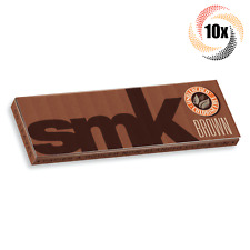 10x Packs SMK Brown Medium 1 1/4 Unbleached Rolling Papers | 50CT | 2 Free Tubes picture