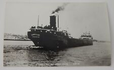 Steamship Steamer CADILLAC real photo postcard RPPC picture