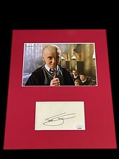 Tom Felton Harry Potter Draco Malfoy Rare Signed Autograph Photo Display JSA picture