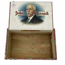 Rare John Hornick Litho Wooden 5C Junior Cigar Box Sioux City, IA Early 1900s picture