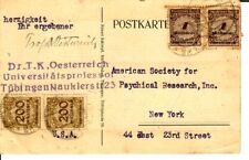 VERY RARE “German Philosopher” Traugott Konstantin Oesterreich Signed Postcard picture