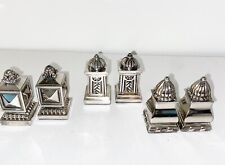 The Bombay Company Silver Plated Salt And Pepper Shakers Set Of 3 picture