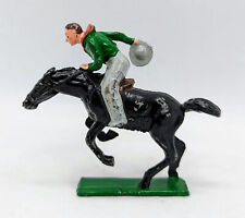Vintage Lead Crescent Wild West Series Rodeo Cowboy Riding Bucking Bronco J122 picture