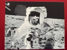 APOLLO 12 ALAN BEAN 4TH MOONWALKER SIGNED 8 X 10 PHOTO Holding Lunar Sample Cont picture