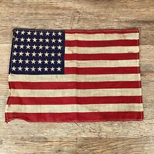 Vintage 48 Star American Flag 10” x 7.25” picture
