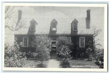 c1940 Front View Warren House Powhatan John Rolfe Field Surry Virginia Postcard picture