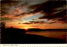 Stunning sunset over Lake Tahoe captured beautifully. postcard picture