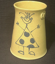 Karanac Croatian Art Pottery Stoneware Cup Vase 4