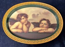 Cherub Angel Oval Metal Tray picture