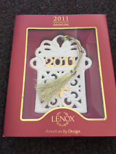 LENOX 2011 Annual A year to remember Gift Ornament Christmas Pierced Porcelain picture
