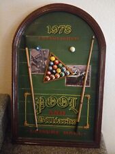 1978 Pool And Billard sign picture
