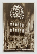 RPPC South Transept Westminster Abbey London England Real Photo Postcard picture