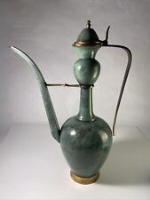Pal-Bell Hebron Pitcher Maurice Ascalon circa 1950 bronze/chemical patina Israel picture