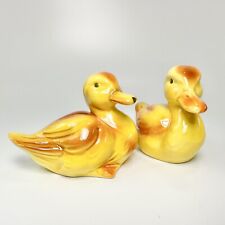 Goebel Duck Figurines Ducklings W. Germany Yellow Porcelain Easter Vintage CUTE picture