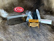 Case 2008 Case Legacy Tour 62131 SS Canoe Knife Orange Handles Mint In Tin - 47C picture