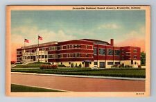 Evansville IN-Indiana, Evansville National Guard Armory, Vintage Postcard picture