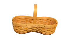Longaberger Basket- 2002 BBQ Buddy Basket w/ Plastic Protector Cookout Picnic picture