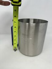 absolut mule large stainless steel tip cup 7x6” blue handle man cave bar top EUC picture