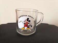 VINTAGE DISNEY MICKEY MOUSE MAGICIAN MICKEY 1937 GLASS CUP picture