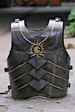 Medieval Antique Black Jacket ~Muscle Greek Armour jacket~Larp ~ SCA Breastplate picture