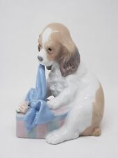 Lladro No.8312 Can't wait puppy dog Doll Figurine no Box USED FS JAPAN picture