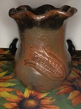 Stunning Navajo Pottery. Corn. Brown. Coil. Wanda Herder?  picture