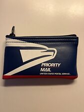 VINTAGE PRIORITY MAIL CHANGE PURSE WITH ZIPPER-1991 NEW OLD STOCK picture
