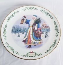 LENOX INTERNATIONAL VICTORIAN SANTA PLATE COLLECTION GRANDFATHER FROST 1994 picture