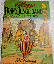 Kellogg's FUNNY JUNGLELAND MOVING PICTURES Vintage 1909 Booklet picture
