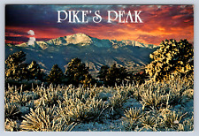 Vintage Postcard Pikes Peak Colorado picture