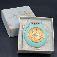 Vintage Lady Sunbeam Turquoise Shaver for Women Cord & Brush picture