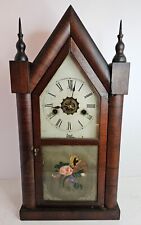 Antique Working 19th C. SETH THOMAS Victorian Steeple Mantel Shelf Clock w/Alarm picture