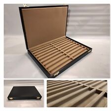Casket IN Wood And Velvet for Pens Collectibles Fountain picture