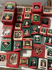 VINTAGE LOT OF  33 HALLMARK 1980s Ornaments picture