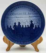1976 Royal Copenhagen United States Bicentenary Declaration Independence Plate picture