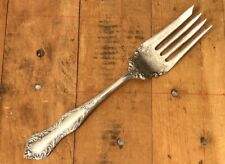 Vintage U. S. Silver Co. Serving Fork Fish Luncheon 8.2” Silverplate 4 Tines picture