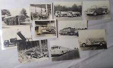 10 Vintage Early 1940s Mack Truck Photograph Lot  picture