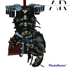 New Roman Helmet With Armor Jacket Black Set Costume picture